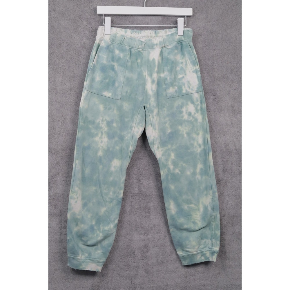 LOVESHACKFANCY Blex Hand Dyed Distressed Cotton Jogger Lounge Sweatpants Sz XS